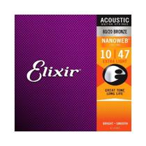Encordoamento Violão Elixir 0.10 Extra Light 11002 - 3210