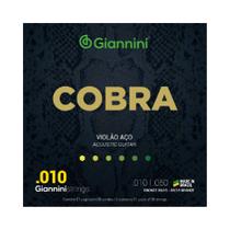 Encordoamento Violão Giannini Cobra 0.10 GEEFLE Bronze 85/15 - Aço