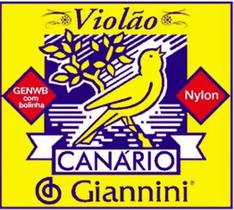 Encordoamento Violão Giannini Nylon Canario GENWB C/ Bolinha