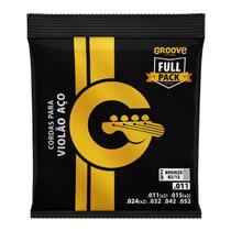 Encordoamento violao groove gfp4 full pack 0.011 - ( i - 2 / 24 )