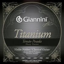 Encordoamento Violão Nylon Alta Giannini Titanium Genwta