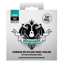 Encordoamento Violão Nylon Alta Monterey by Solez Prata Cristal Bolinha EMVN10B