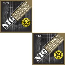 Encordoamento Violão Nylon Alta Tensão Nig N470 .029” Kit 4 Jogos PR2N470L