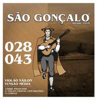 Encordoamento Violão Nylon Cristal São Gonçalo 11039 Encordoamento Violão Nylon Cristal São Gonçalo 11039