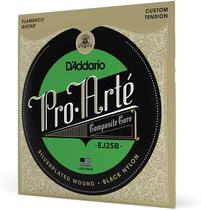 Encordoamento Violão Nylon Flamenco EJ25B Pro Arte Preto Encordoamento Violão Nylon Flamenco EJ25B Pro Arte Preto