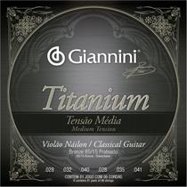 Encordoamento Violão Nylon Giannini Titanium Média GENWTM