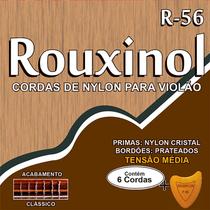 Encordoamento Violão Nylon Média Rouxinol Cristal Prata R56
