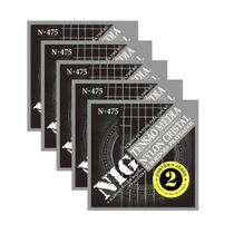 Encordoamento Violão Nylon Tensão Média Nig N475 .028” Kit 10 Jogos PR2N475L