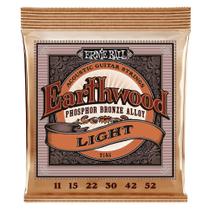 Encorodoamento Violão Ernie Ball 2148 Earthwood Light Phosphor Bronze Acoustic Aço .011 Encorodoamento Violão Ernie Ball 2148 Earthwood Light Phosphor Bronze Acoustic Aço .011