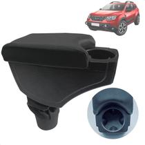 Encosto Apoio Braço Duster 2021 2022 2023 Preto Porta Copos