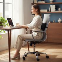 Encosto Cadeira Almofada Costas Lombar Espuma D33 10x20x30