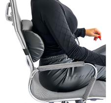 Encosto Cadeira Almofada Costas Lombar Espuma D33 10x20x30 - Kenko Premium