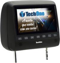 Encosto De Cabeca Com Monitor Tech One Slim Sem Dvd Grafite