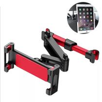 Encosto de cabeça de carro com ângulo de montagem em tablet ajustável vermelho Encosto de cabeça de carro com ângulo de montagem em tablet ajustável vermelho