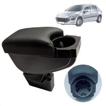 Encosto Descanso De Braço Apoio Peugeot 307 2002 Até 2012 PC Preto
