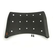 Encosto em Plastico Preto Ergoplax Iso Polipropileno Fixo Encosto em Plastico Preto Ergoplax Iso Polipropileno Fixo