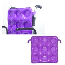 Encosto Inflável com Fecho Aderente para Cadeira de Banho Apoio Ortopédico Confortável