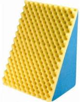 Encosto Massageador Triângulo Conforto 45x55x35 cm com Copas e Capa