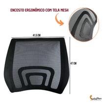 Encosto para Cadeira de Escritório Belize Giratória ou Fixa Tela Mesh Ref 4001611 BELLA CHAIR compatível com Pc Top Elite Begonia Office Top Encosto para Cadeira de Escritório Belize Giratória ou Fixa Tela Mesh Ref 4001611 BELLA CHAIR compatível com Pc Top Elite Begonia Office Top