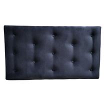 Encosto Rimar Furniture Black Plush com 1,5 cm de espessura