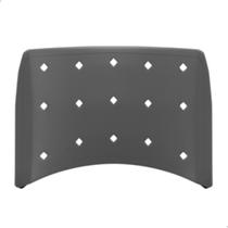 Encosto Secretária Plástico Preto Ergonômico Cadeira Iso Empilhavel