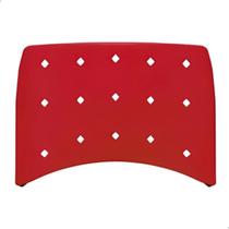 Encosto Secretária Plástico Vermelho/Cereja Cadeira