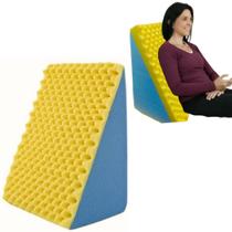 Encosto Terapêutico Travesseiro Triangular Para Encostar as Costas Maior Conforto Amarelo Encosto Terapêutico Travesseiro Triangular Para Encostar as Costas Maior Conforto Amarelo