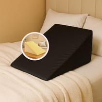 Encosto Triangular ORTOPÉDICO travesseiro triangulo Triângulo de apoio com capa de zíper PRODUTO FIRME