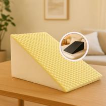 Encosto Triangular ORTOPEDICO Triângulo de apoio Apoio para as costas Travesseiro triangulo com capa de zíper PRODUTO FIRME