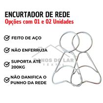 Encurtador Anjo Redutor de Punho de Rede de Dormir Descanso Reforçado Suporta 200kg 01 e 02 Unidades Encurtador Anjo Redutor de Punho de Rede de Dormir Descanso Reforçado Suporta 200kg 01 e 02 Unidades