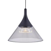 endente LED Thom 3000K 7W Bivolt A 18cm x D 19,5cm Alumínio e Acrílico Preto Nordecor 2694 endente LED Thom 3000K 7W Bivolt A 18cm x D 19,5cm Alumínio e Acrílico Preto Nordecor 2694