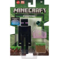 Enderman Minecraft 10cm c/ Acessorios - Mattel GTP08