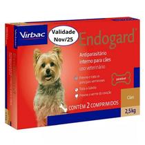 Endogard Para Cães Até 2,5Kg Virbac - 2 Comprimidos
