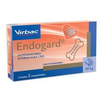 Endogard para Cães Uso Veterinário 30kg com 2 Comprimidos Endogard para Cães Uso Veterinário 30kg com 2 Comprimidos