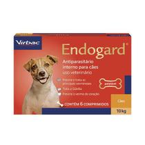 Endogard Vermifugo Caes 10kg 6 Comprimidos Virbac