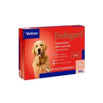 Endogard Vermifugo Cães 30 Kg Caixa 2 Comprimidos