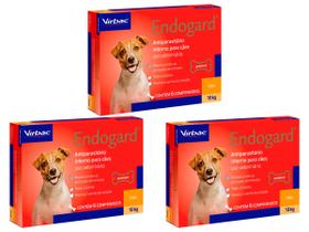 Endogard Virbac Cães 10kg - 6 Comprimidos - 3 Unidades