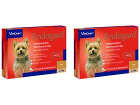 Endogard Virbac Cães 2,5kg - 6 Comprimidos - 2 Unidades