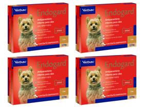 Endogard Virbac Cães 2,5kg - 6 Comprimidos - 4 Unidades