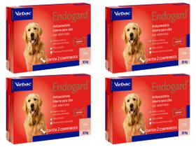 Endogard Virbac Cães 30kg - 2 Comprimidos - 4 Unidades