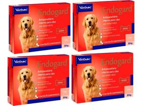 Endogard Virbac Cães 30kg - 6 Comprimidos - 4 Unidades