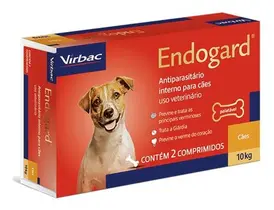 Endogard Virbac Cães De 10 Kg Com 2 Comprimidos