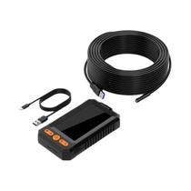 Endoscópio Industrial Com Tela IPS De 4.3'' À Prova d'Água, Sonda De 8MM, 8 LEDs, Câmera De Inspeção