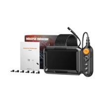 Endoscópio Industrial De 5" Com Tela IPS 1080P HD, Lente Dupla, Cabo Semirrígido À Prova d'Água IP67