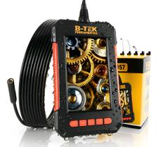 Endoscópio Profissional 1080p HD IP67 com Cabo Flexível 6 Metros e Luz LED Ajustável Câmera de Inspe