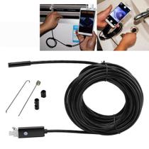 Endoscópio Usb para Notebook e Smartphone Android 5 Metros a Prova Dágua