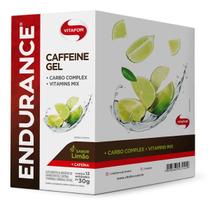 Endurance Caffeine Gel - 12 Sachês 30g Limão - Vitafor