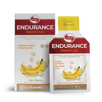 Endurance Energy Gel Vitafor Caixa 12 Sachês Banana
