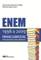Enem - 1998 a 2009 provas completas por disciplina com gabaritos