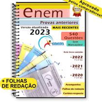 Enem 2024 com 3 ANOS de Provas anteriores questões 2021 até 2023